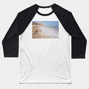 Salt deposits on the shore of the Dead Sea, Israel (C040/6831) Baseball T-Shirt